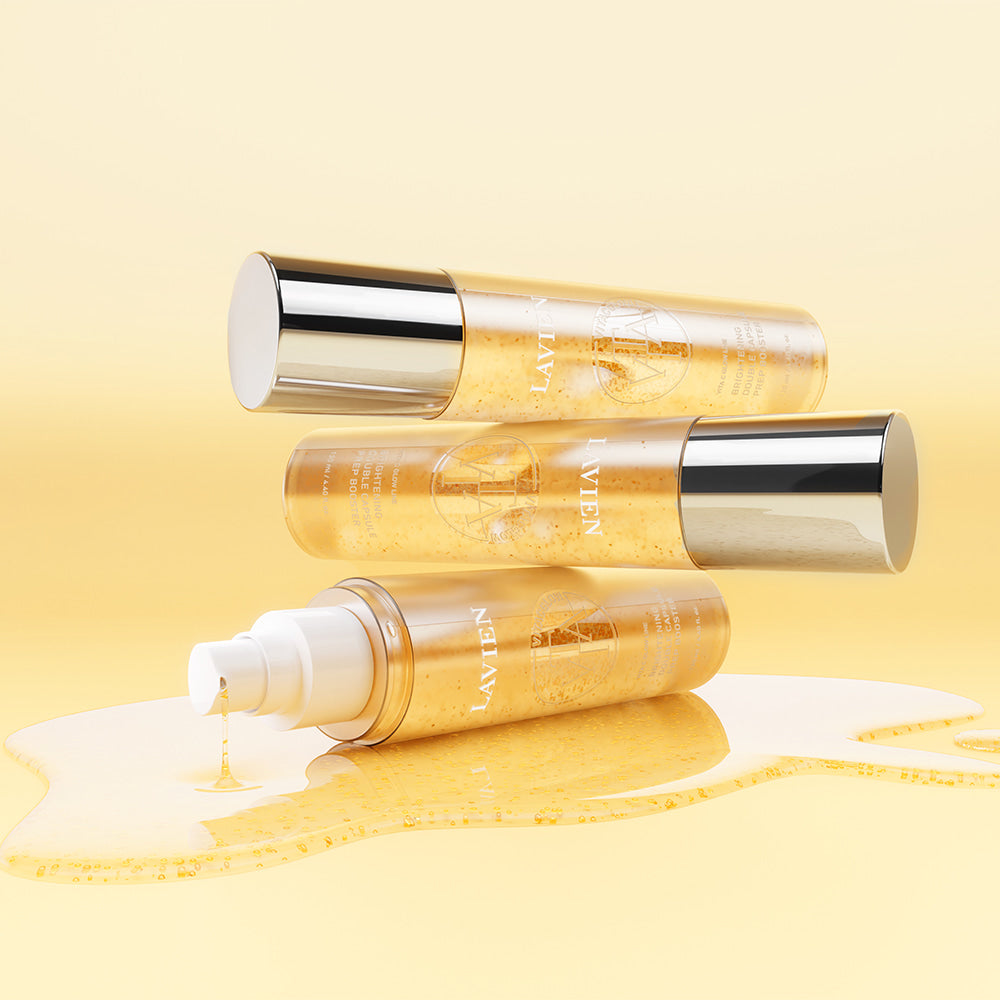 【完売品】VITA C GLOW LINE ブースター　美容液　LAVIEN Lavien Vita C Glow Brightening Double Capsule Prep Booster