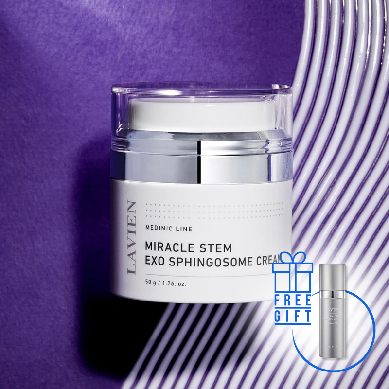 Medinic Line Miracle Stem Exo Sphingosome Cream [Free Gift: Volumizing Radiance Essence - Pink Miniature]