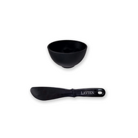 Medinic Line Advanced Care Black Rubber Bowl + Spatula Set