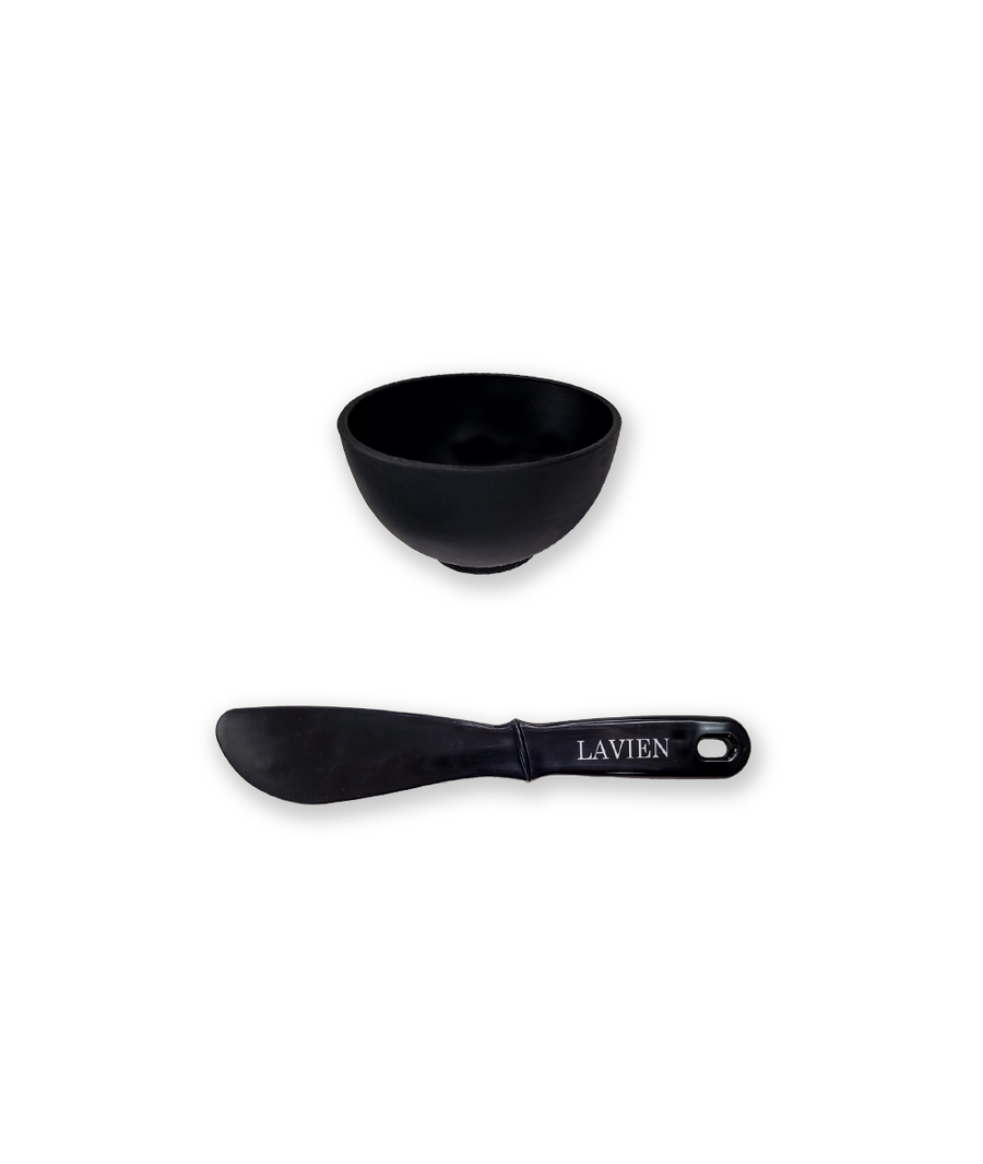 Medinic Line Advanced Care Black Rubber Bowl + Spatula Set